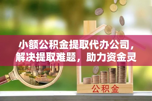 秀林小额公积金提取代办公司，解决提取难题，助力资金灵活使用
