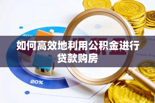 秀林如何高效地利用公积金进行贷款购房