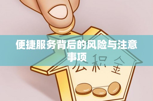 秀林便捷服务背后的风险与注意事项
